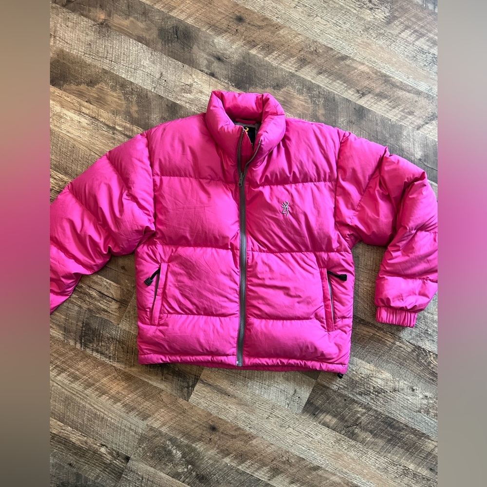 Browning Vibrant Pink Puffer Jacket